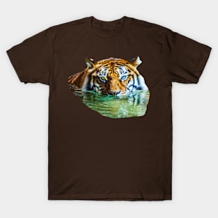 Swimming Bengal Tiger T-Shirt